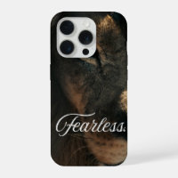 Bold Lion Eye Strength and Courage iPhone/Samsung