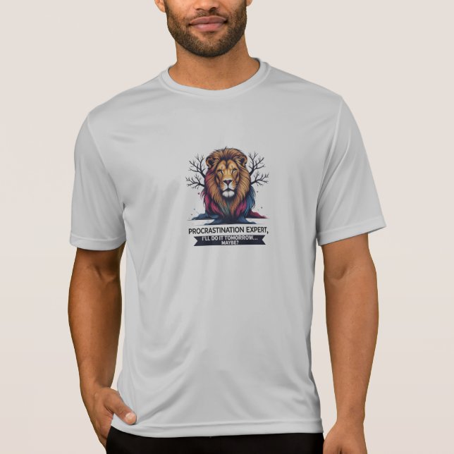 Bold Lion Sport Performance T-Shirt (Front)