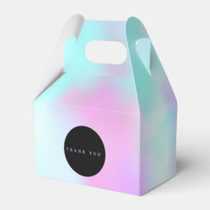 Bold Liquid Ink Marble Pink Colourful Candy Party Favour Box