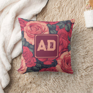 Bold Lovely Rose Pillow