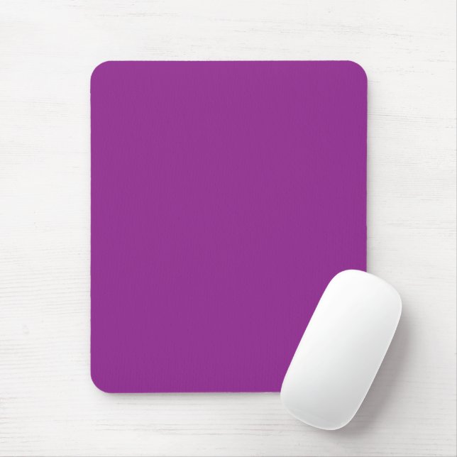Bold Magenta Wedding Invite with Minimal Style Mouse Pad (With Mouse)