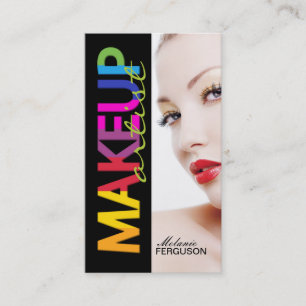 BOLD MAKEUP ARTIST BUSINESS CARD