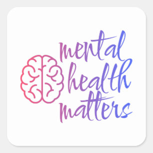 Bold Mental Health Sticker   one day at a time 