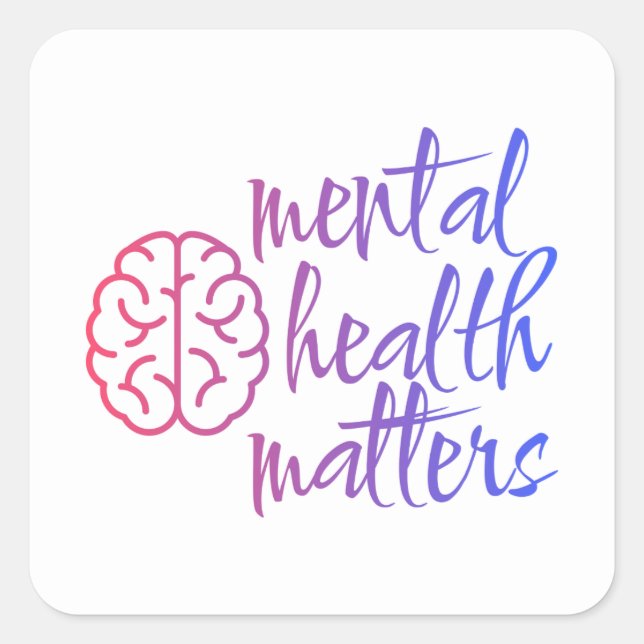 Bold Mental Health Sticker | one day at a time  (Front)
