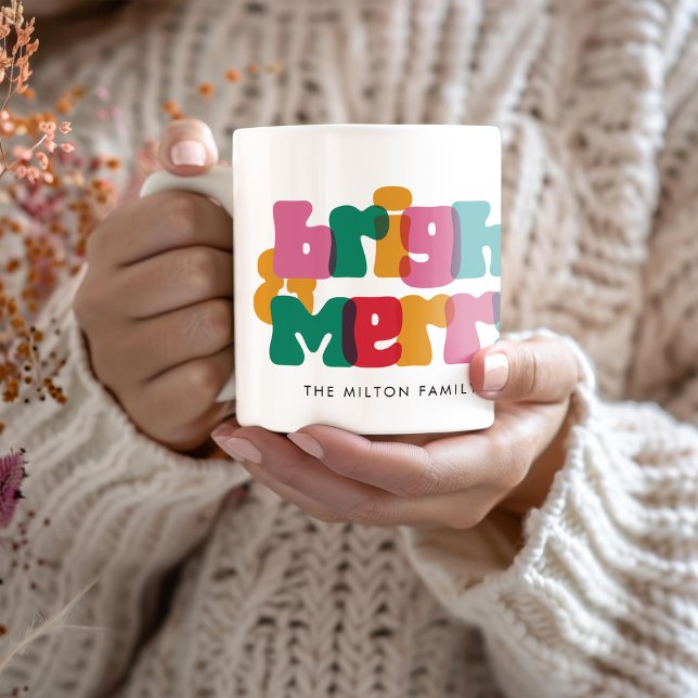 Bold Merry Bright Holiday Coffee Mug (Creator Uploaded)