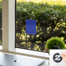 Bold Minimal Wedding Invite in Deep Blue