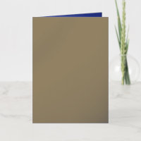 Bold Minimal Wedding Invite in Deep Blue