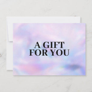 Bold Minimalist Boutique Tie Dye Gift Card