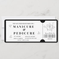 Bold Minimalist  Manicure & Pedicure Voucher  