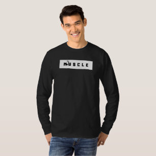 Bold Minimalist Muscle Long Sleeve T-Shirt