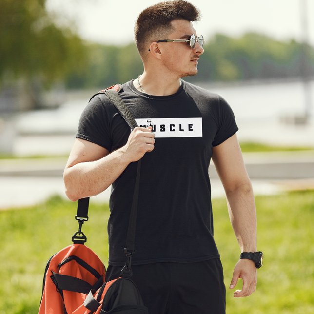 Bold Minimalist Muscle T-Shirt (Creator Uploaded)