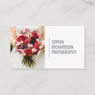 BOLD MINIMALIST PHOTOGRAPHY BUSINESS CARD