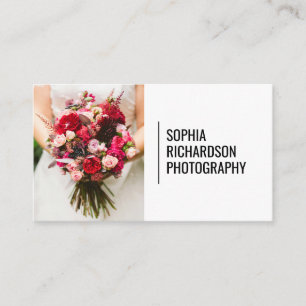BOLD MINIMALIST PHOTOGRAPHY BUSINESS CARD