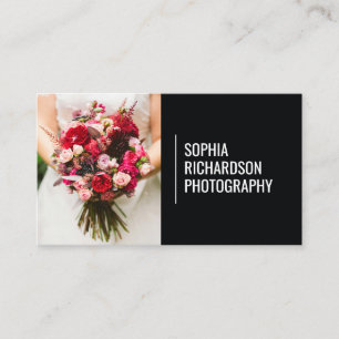 BOLD MINIMALIST PHOTOGRAPHY BUSINESS CARD
