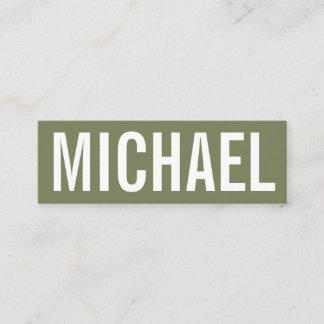 Bold minimalist professional modern business card