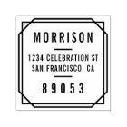 Bold Minimalist Typography Return Address