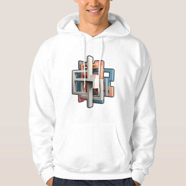 Bold & Modern Abstract Art Hoodie (Front)