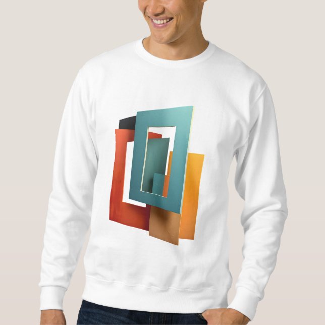 Bold & Modern Abstract Art  Sweatshirt (Front)