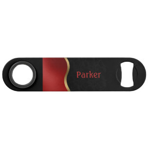Bold Modern Black Red and Gold