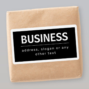 Bold Modern Brand or Business Name   Black & White