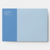 Bold Modern Colour Block Blue Stripe Wedding