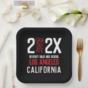 Bold Modern Graduation Paper Plate