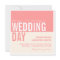 Bold Modern Graphic Block Wedding Invitation