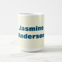 Bold Modern Minimalist Beige Ocean Blue Colour