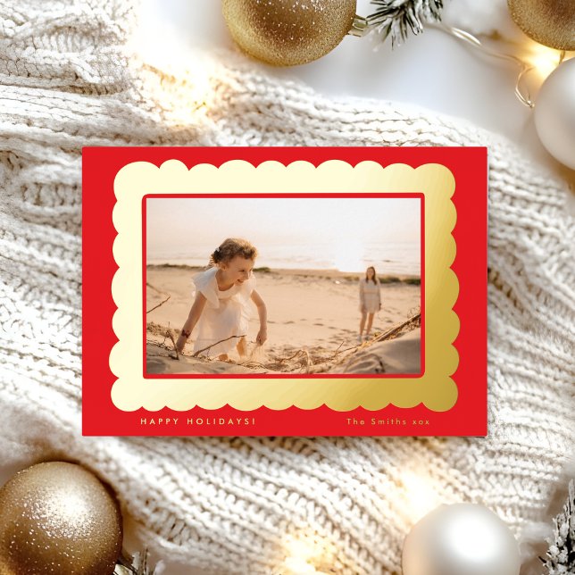 bold modern retro red festive frame (Creator Uploaded)