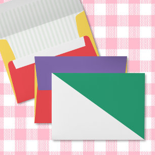 Bold Modern Trendy Maximalist Colourful Fun Weddin Envelope