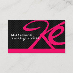 Bold Monogram Business Cards