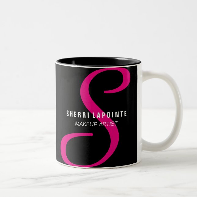 Bold Monogram Coffee Mug (Right)