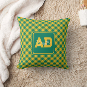 Bold Monogram Mr And Mrs Newlywed Gifts Pillow