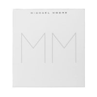 Bold Monogram Name Modern Minimalist