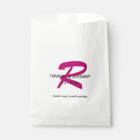 Bold Monogram | Wedding Bridal Sweets & Goodies