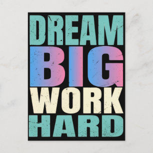 Bold Motivational – Inspire, Focus, Achieve 2026 Postcard