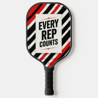 Bold Motivational Poster – “EVERY REP COUNTS”