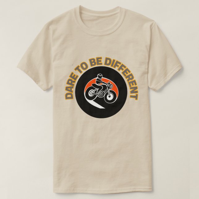 Bold Motorcycle Design T-Shirt (Design Front)
