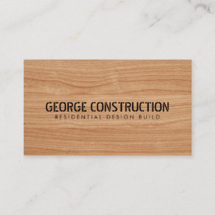 Bold Moulded Construction Business QR Code Card