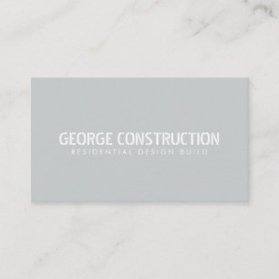 Bold Moulded Construction Business QR Code Card