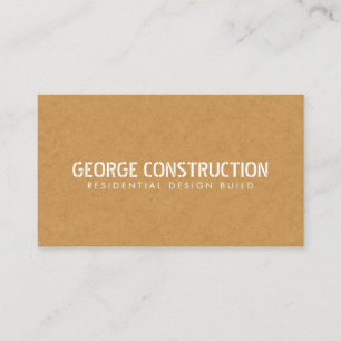 Bold Moulded Construction Business QR Code Card