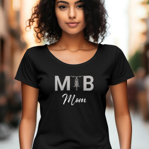 Bold MTB Mum for Mama Mother Mountain Biker T-Shirt
