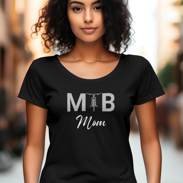 Bold MTB Mum for Mama Mother Mountain Biker T-Shirt (Creator Uploaded)