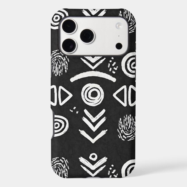 Bold Mud Cloth – Black & White Pattern (Back)