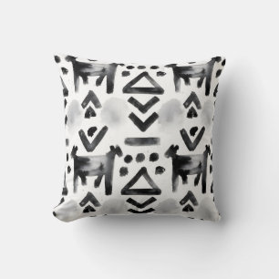 Bold Mud Cloth – Black & White Pattern Cushion