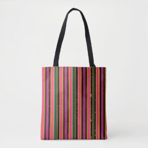 Bold Multicolor Pattern for Fashion Accessories Tote Bag