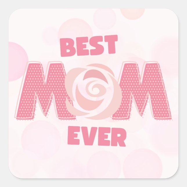Bold Mum Sticker | raising tiny humans (Front)