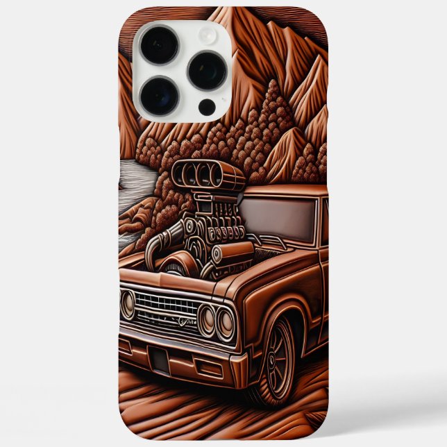 Bold Muscle Car in Scenic Bliss Case-Mate iPhone Case (Back)
