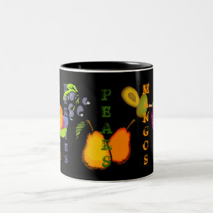 Bold n Fruity (Pear) Two-Tone Coffee Mug