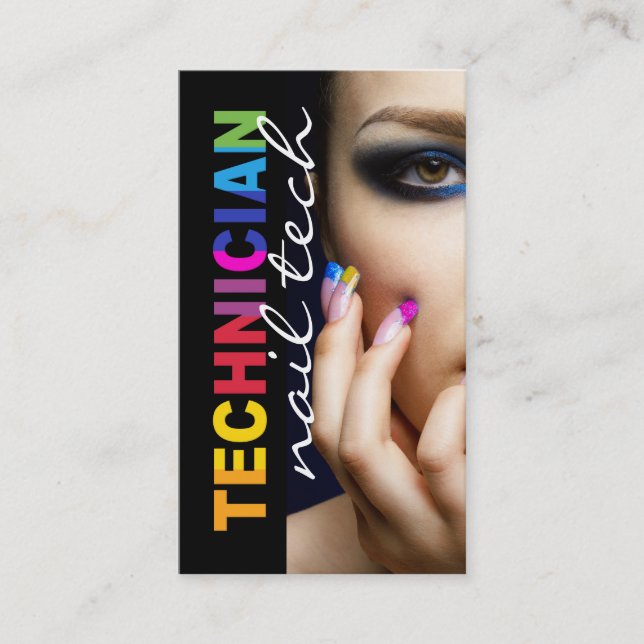 BOLD NAIL SALON BUSINESS CARD (Front)